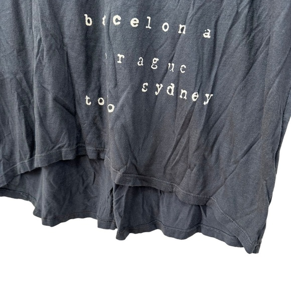 Sundry Destinations 3/4 Sleeve Gray Travel Tee T-Shirt Top, OS - Picture 5 of 10